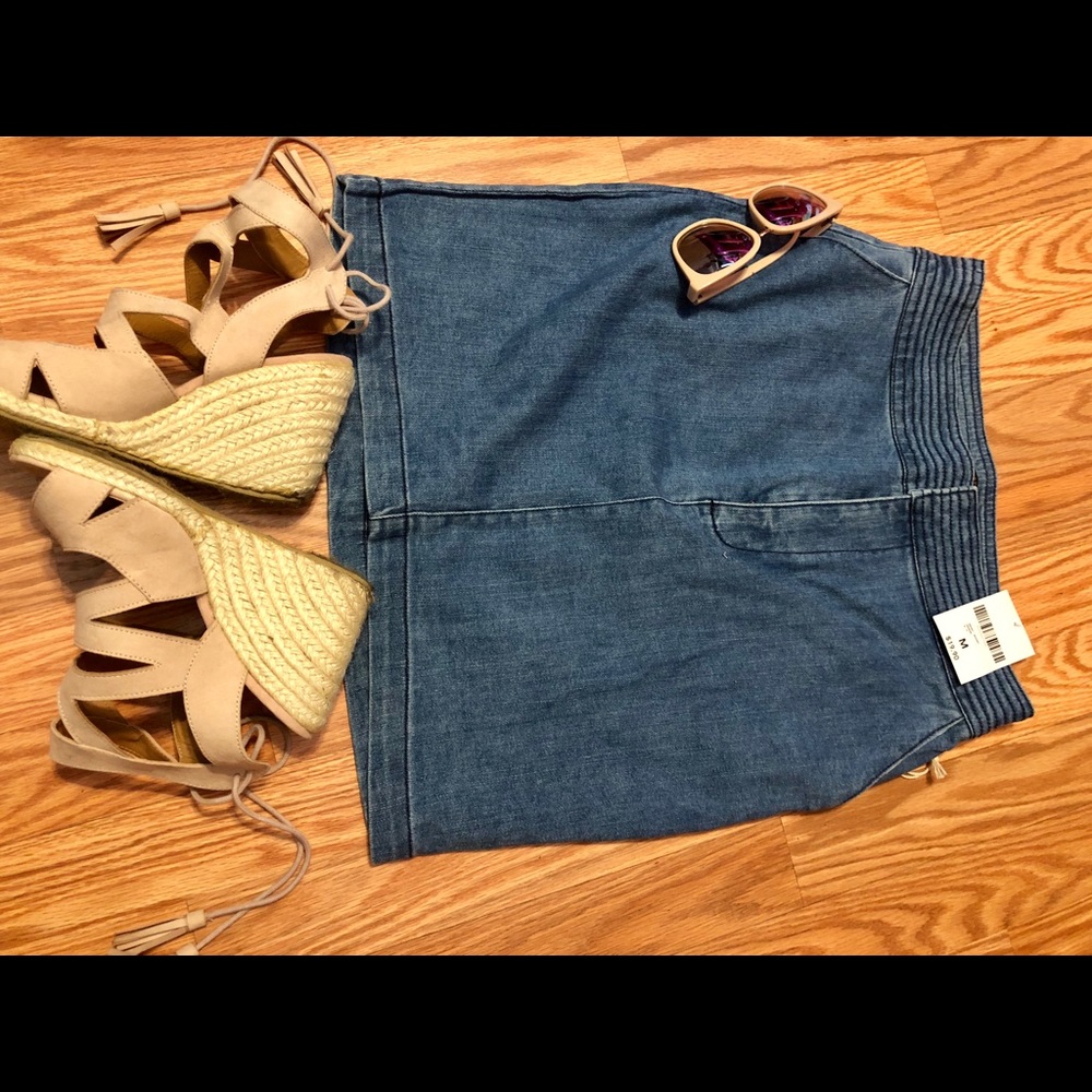 NWT denim skirt